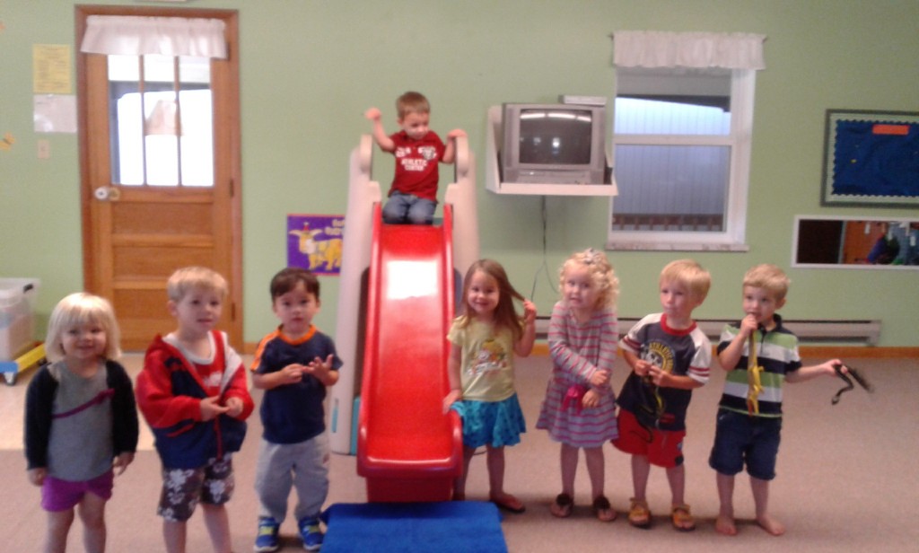 Ava's daycare class, last day