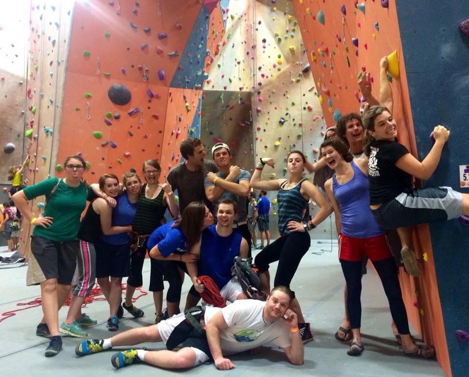 All the cousins going on a climbing trip