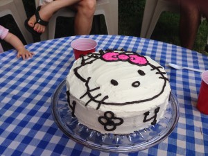 One of Ava's birthday cakes I made