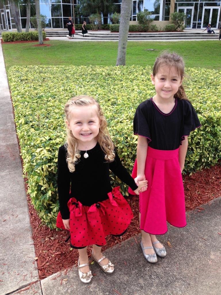 Ava and I were invited by my sister in law and Ava's cousin Ella to go with them to the Nutcracker Ballet, which was very special for Ava.  We gave her an early Christmas present of some nice dress up shoes.  