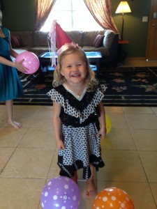 Penny's Birthday Dress from Aunt Helen