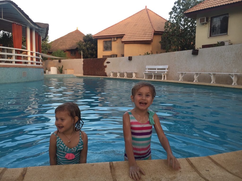 The girls LOVED the pool and played there for hours